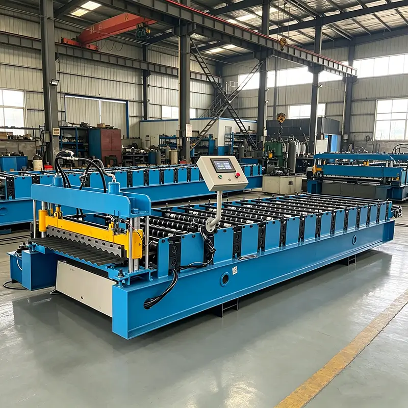 Corrugated roll forming machine